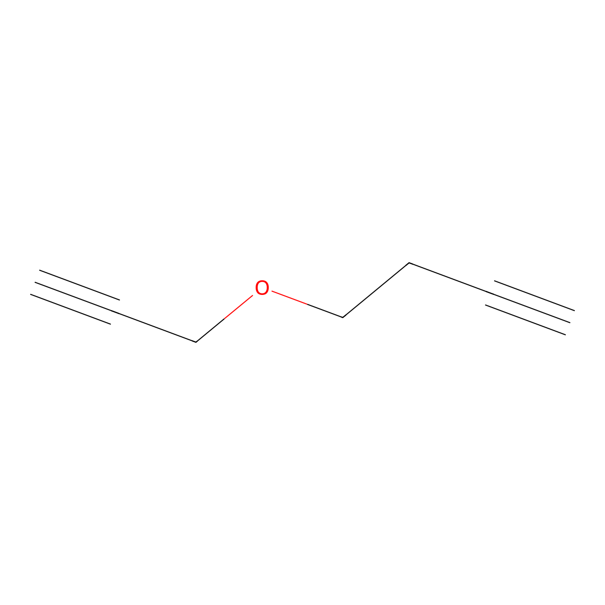 4-(Prop-2-yn-1-yloxy)but-1-yne molecular structure, CAS 75405-46-8