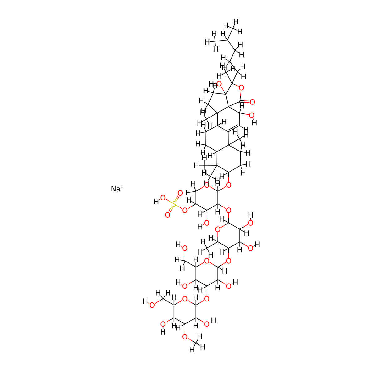 Echinoside A molecular structure, CAS 75410-53-6