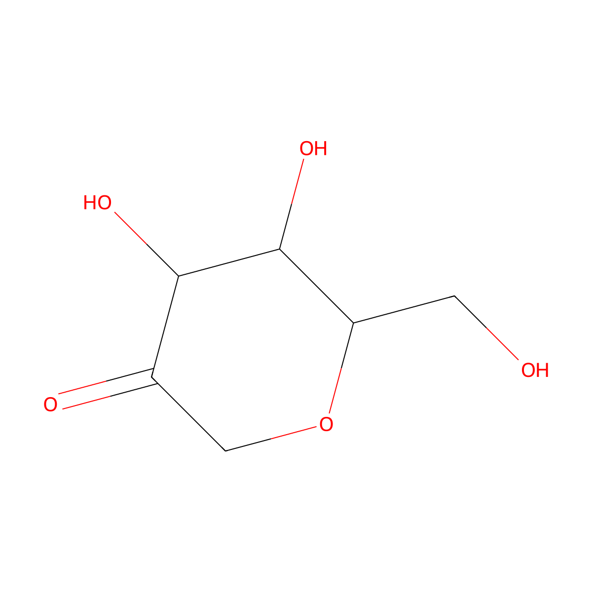 1,5-Anhydro-D-fructose molecular structure, CAS 75414-43-6