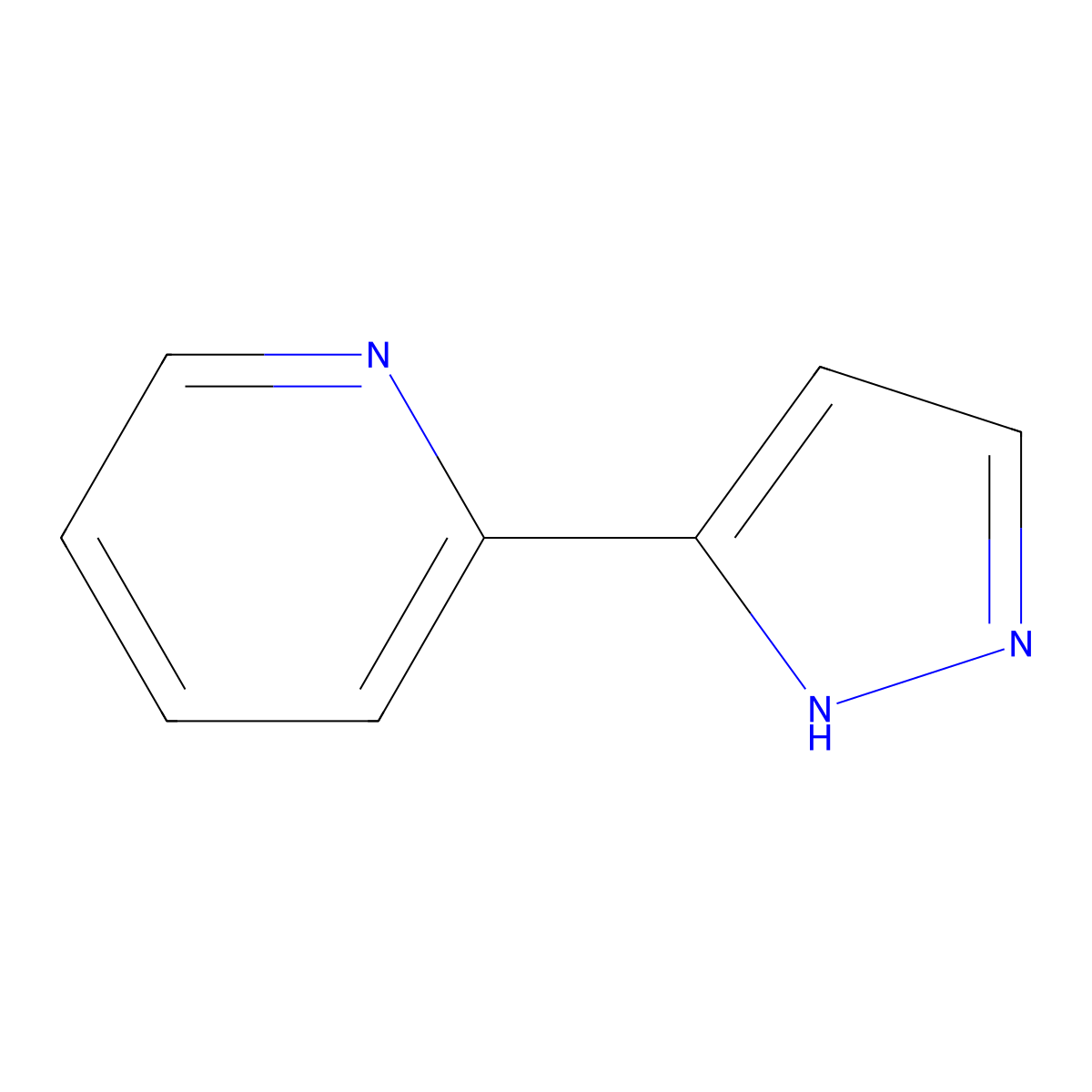 2-(1H-Pyrazol-3-Yl)Pyridine molecular structure, CAS 75415-03-1