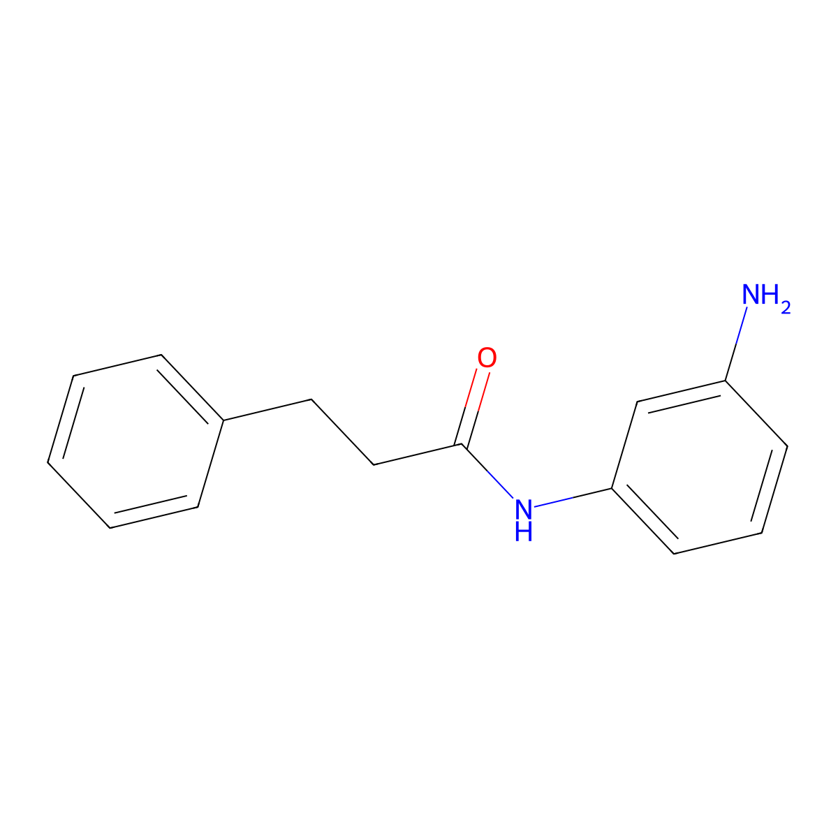 N-(3-Aminophenyl)-3-phenylpropanamide molecular structure, CAS 754162-13-5