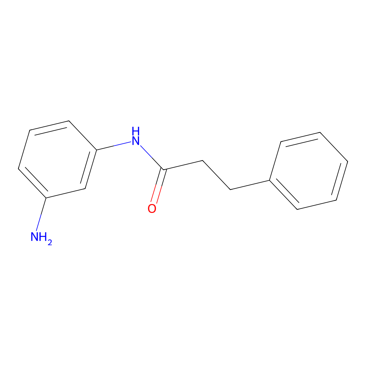 N-(3-Aminophenyl)-3-phenylpropanamide molecular structure, CAS 754162-13-5