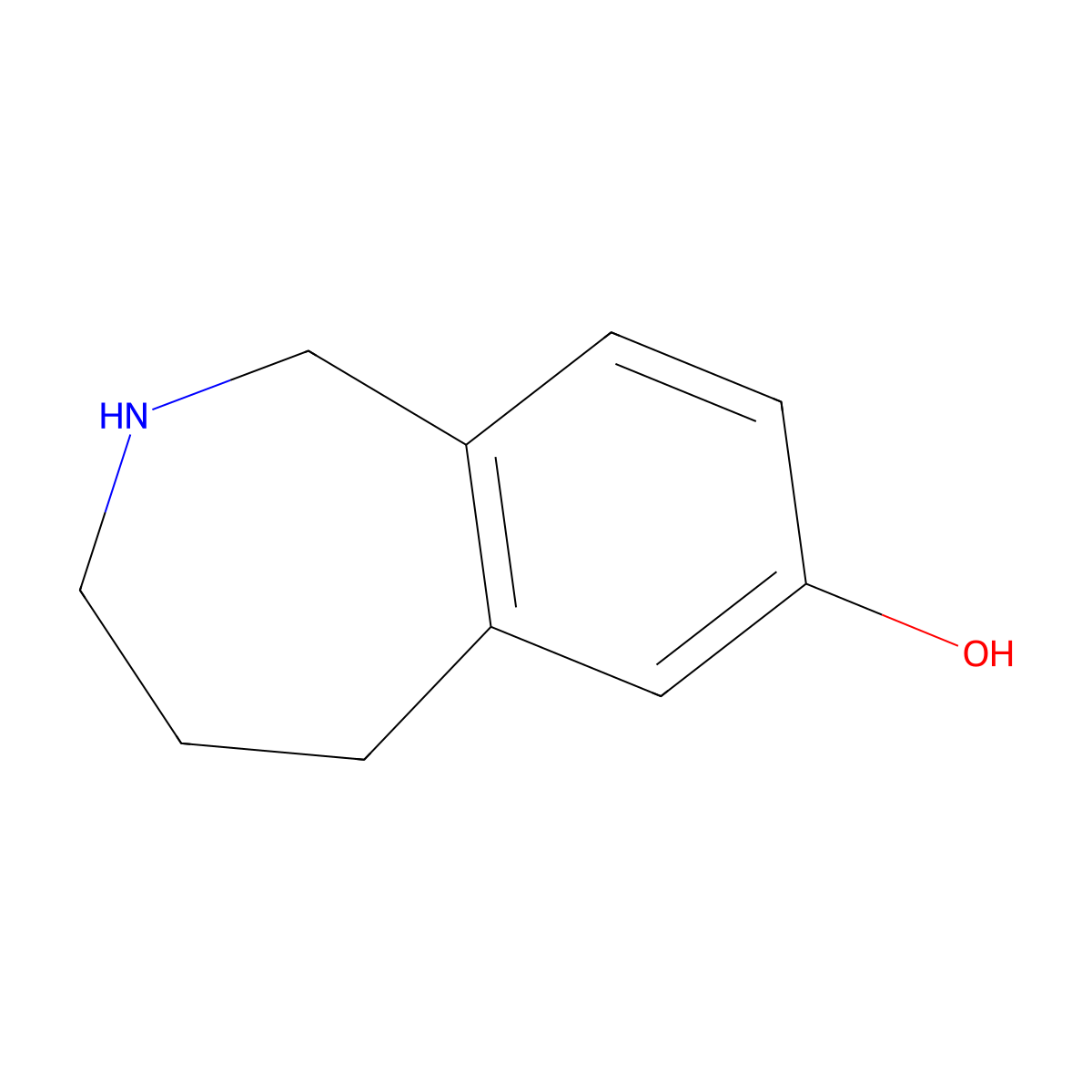 2,3,4,5-Tetrahydro-1h-benzo[c]azepin-7-ol molecular structure, CAS 754184-91-3