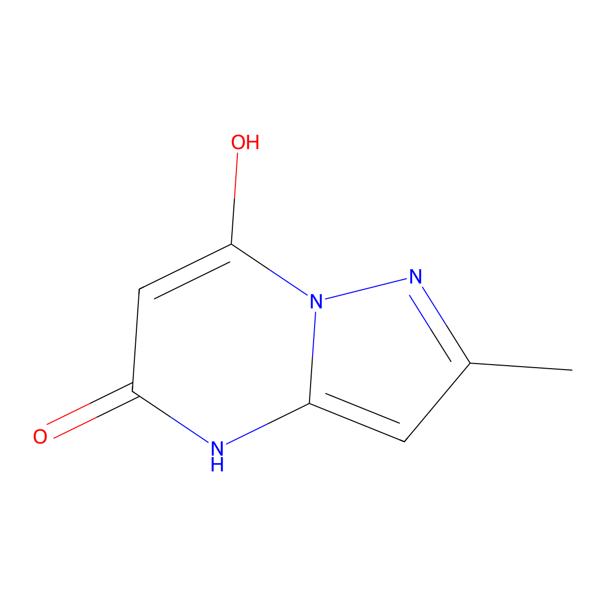 2-Methylpyrazolo[1,5-A]pyrimidine-5,7-diol molecular structure, CAS 754210-99-6