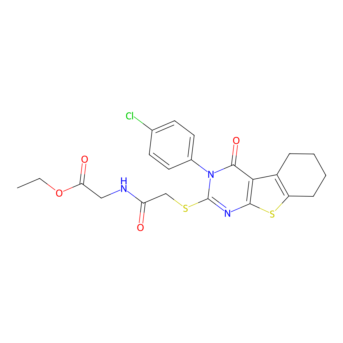 C22H22ClN3O4S2 molecular structure, CAS 754228-10-9