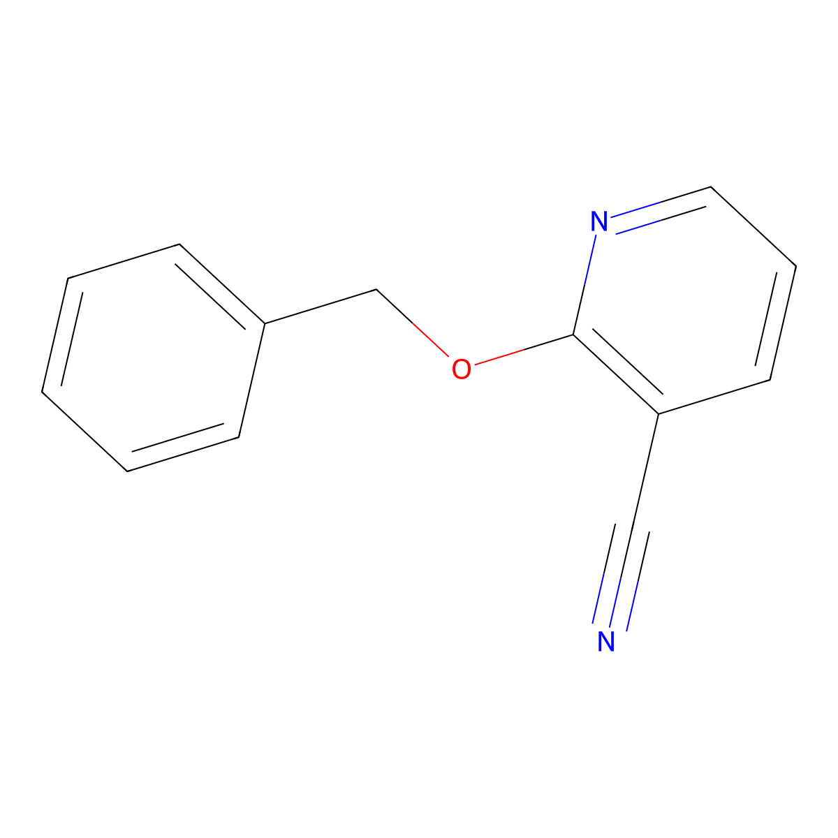 2-(Benzyloxy)nicotinonitrile molecular structure, CAS 75424-68-9