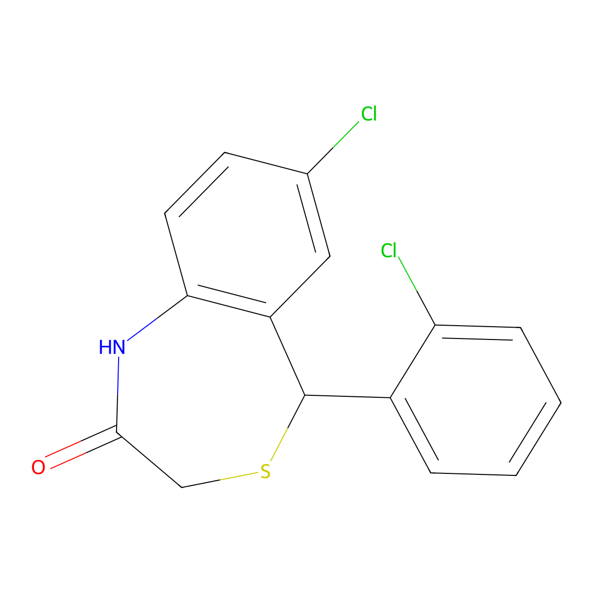 Cgp 37157 molecular structure, CAS 75450-34-9