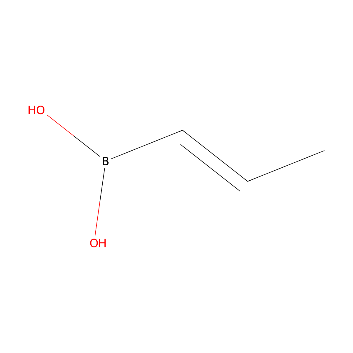 ((1E)-prop-1-en-1-yl)boronic acid molecular structure, CAS 7547-97-9