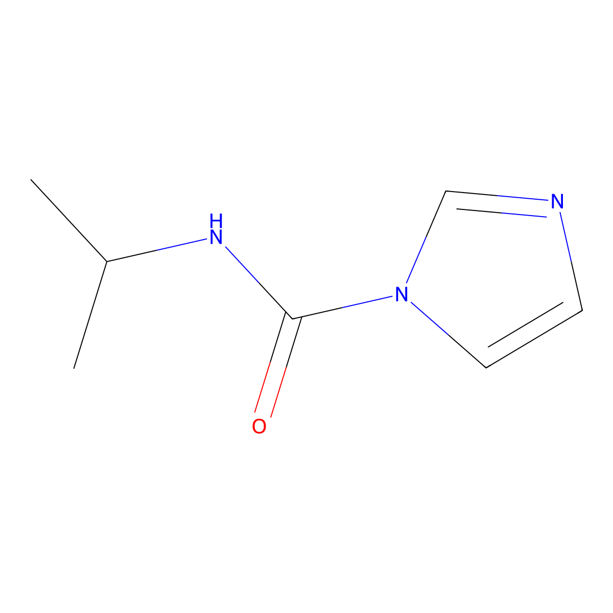 N-Isopropyl-1-imidazolecarboxamide molecular structure, CAS 75472-66-1