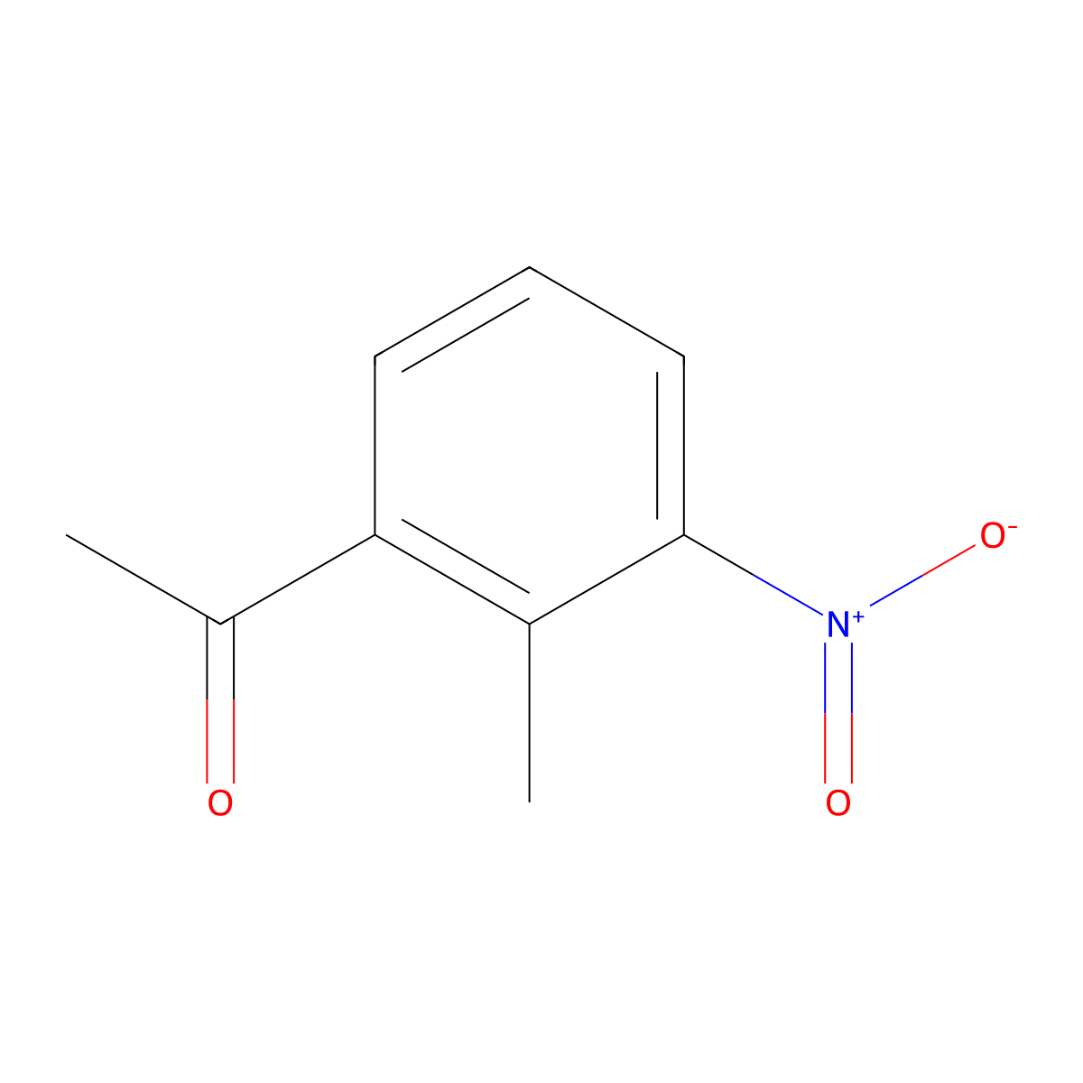 1-(2-Methyl-3-nitrophenyl)ethanone molecular structure, CAS 75473-11-9