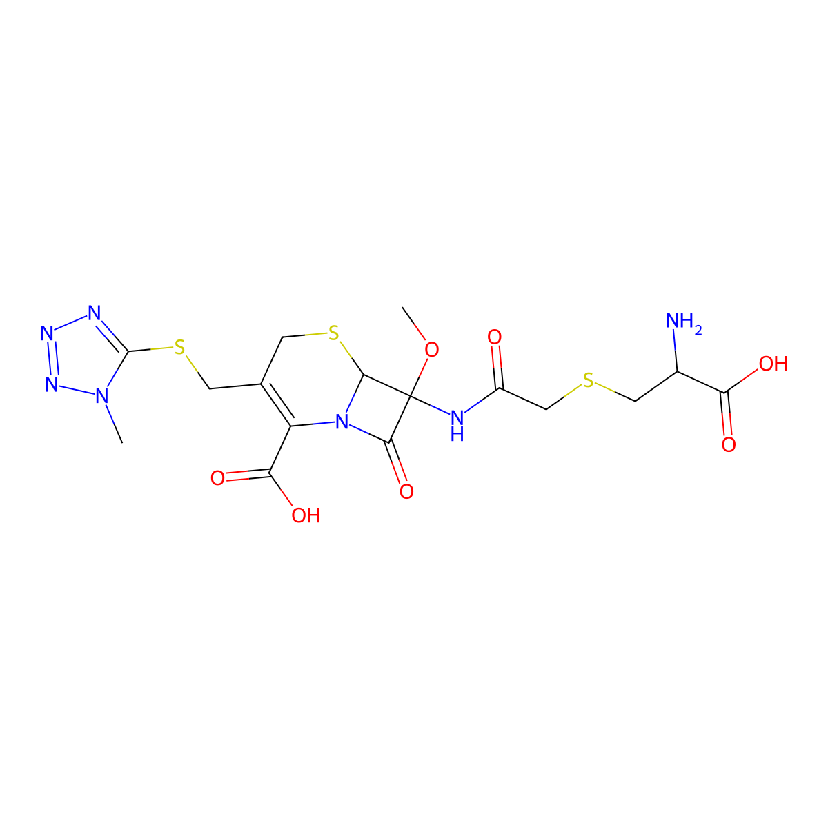 Cefminox molecular structure, CAS 75481-73-1
