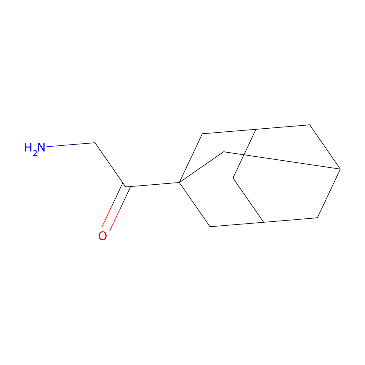 1-(Adamantan-1-yl)-2-aminoethan-1-one molecular structure, CAS 754915-37-2