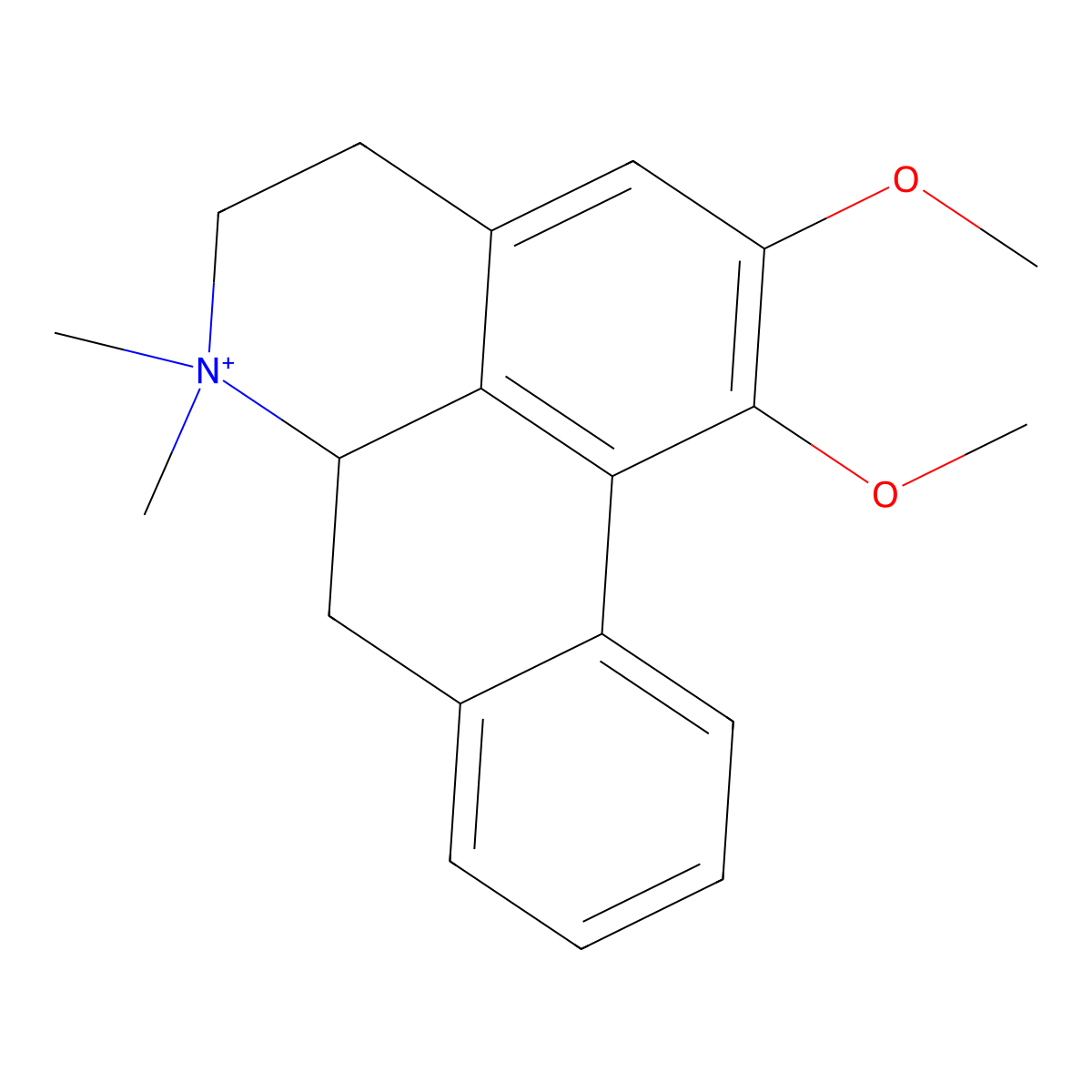 N-Methylnuciferine molecular structure, CAS 754919-24-9