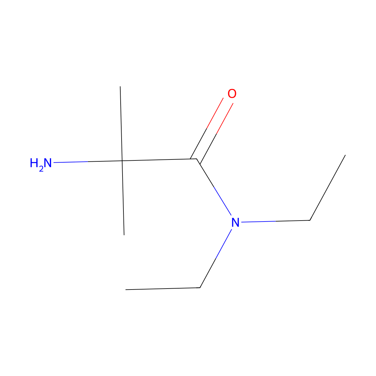 2-amino-N,N-diethyl-2-methylpropanamide molecular structure, CAS 754924-58-8