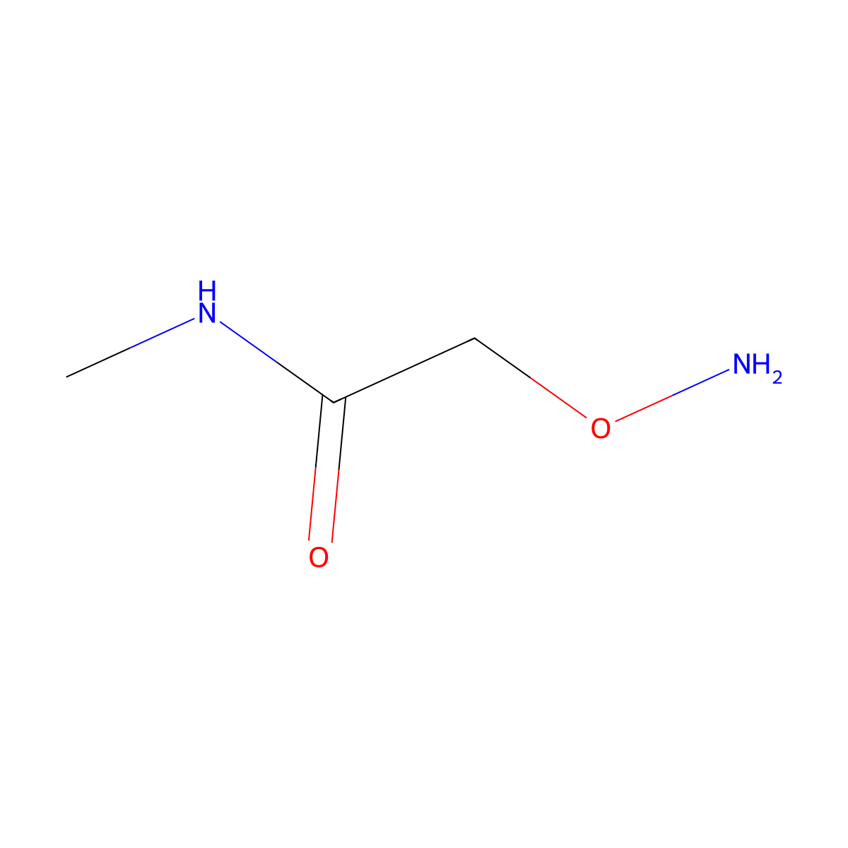 2-(Aminooxy)-n-methylacetamide molecular structure, CAS 754951-70-7