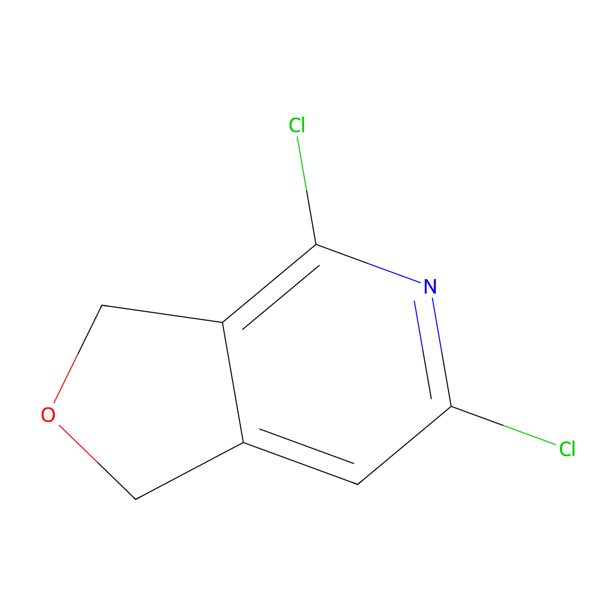 4,6-Dichloro-1,3-dihydrofuro[3,4-c]pyridine molecular structure, CAS 754992-21-7