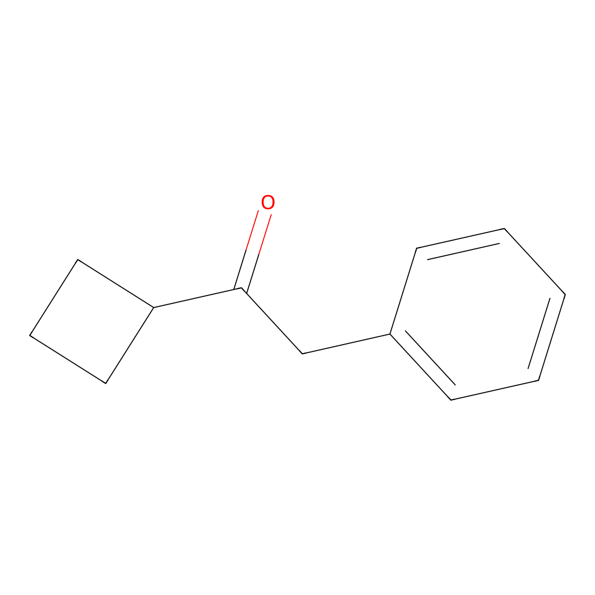 1-Cyclobutyl-2-phenylethanone molecular structure, CAS 755002-43-8