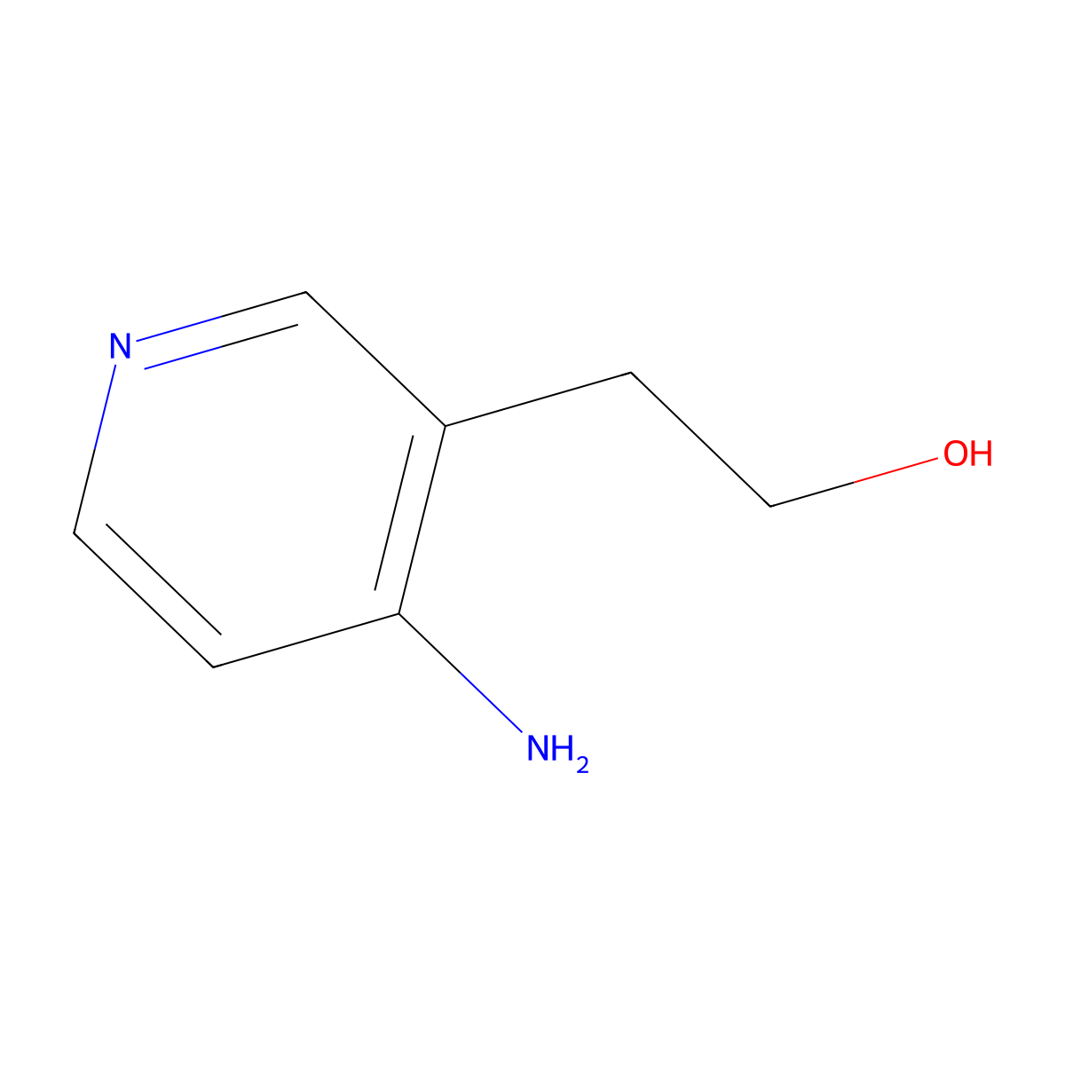2-(4-Aminopyridin-3-YL)ethanol molecular structure, CAS 755033-98-8