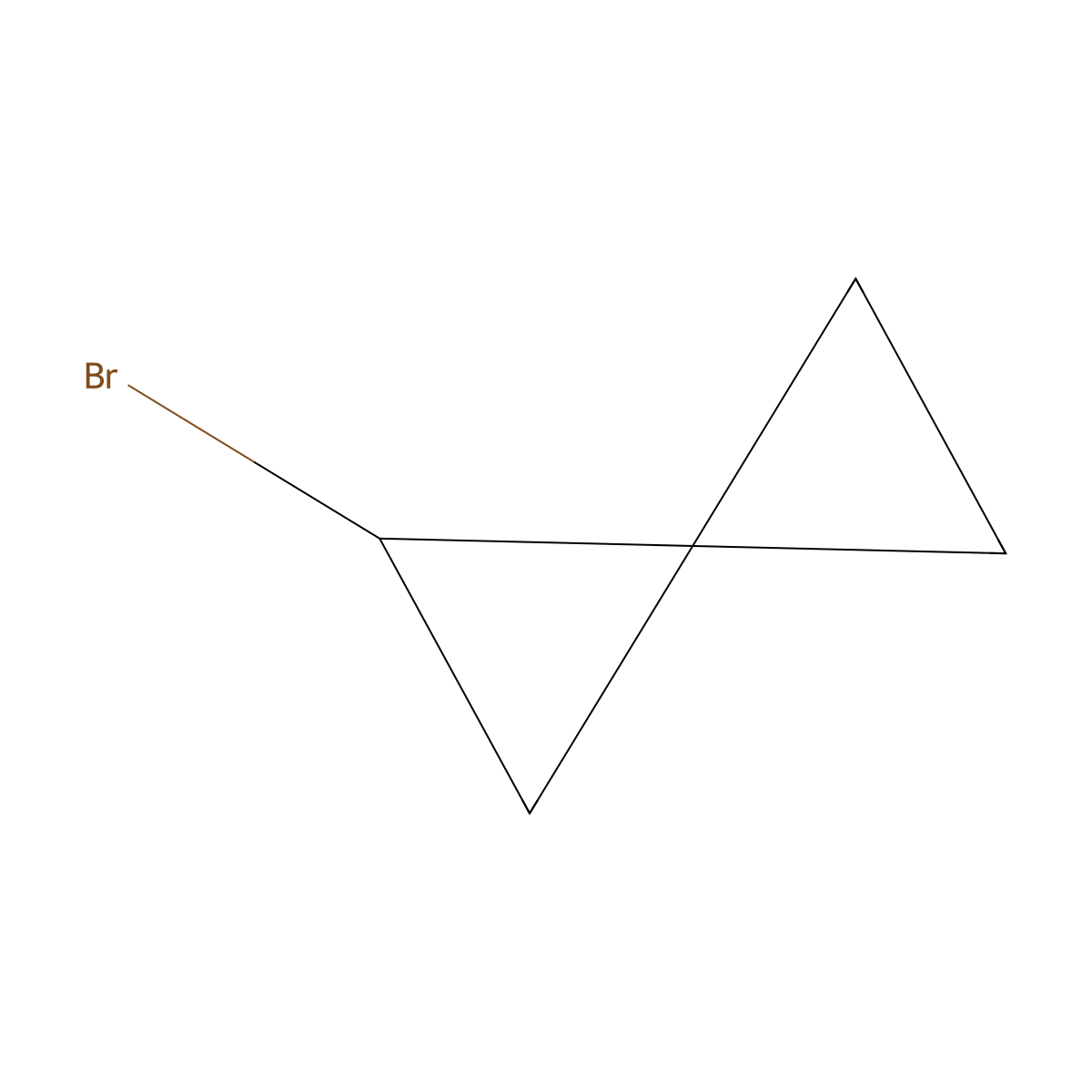 1-Bromospiro[2.2]pentane molecular structure, CAS 75522-03-1