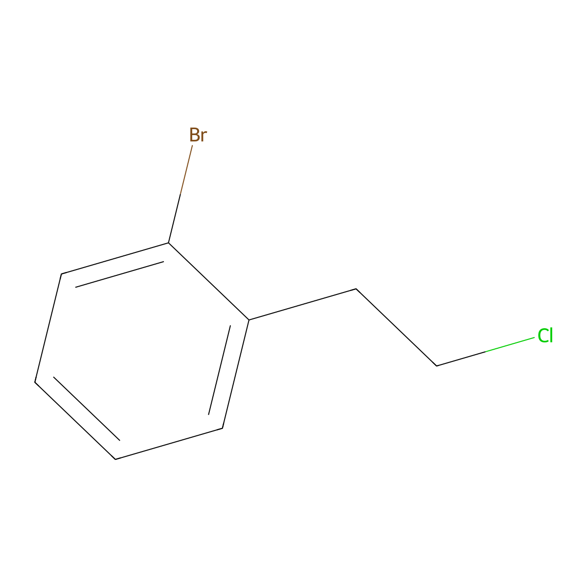 1-Bromo-2-(2-chloroethyl)benzene molecular structure, CAS 75534-18-8