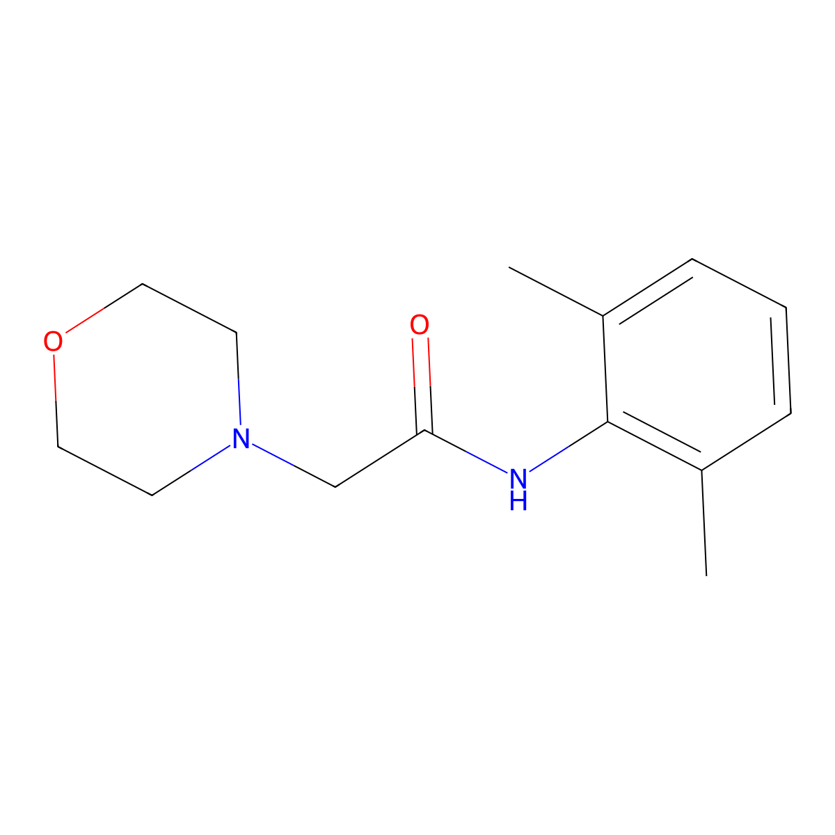 Morlincain molecular structure, CAS 75549-83-6