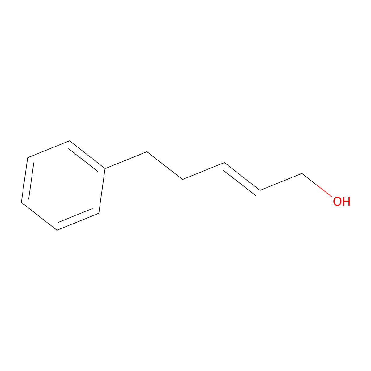 5-Phenylpent-2-en-1-ol molecular structure, CAS 75553-23-0