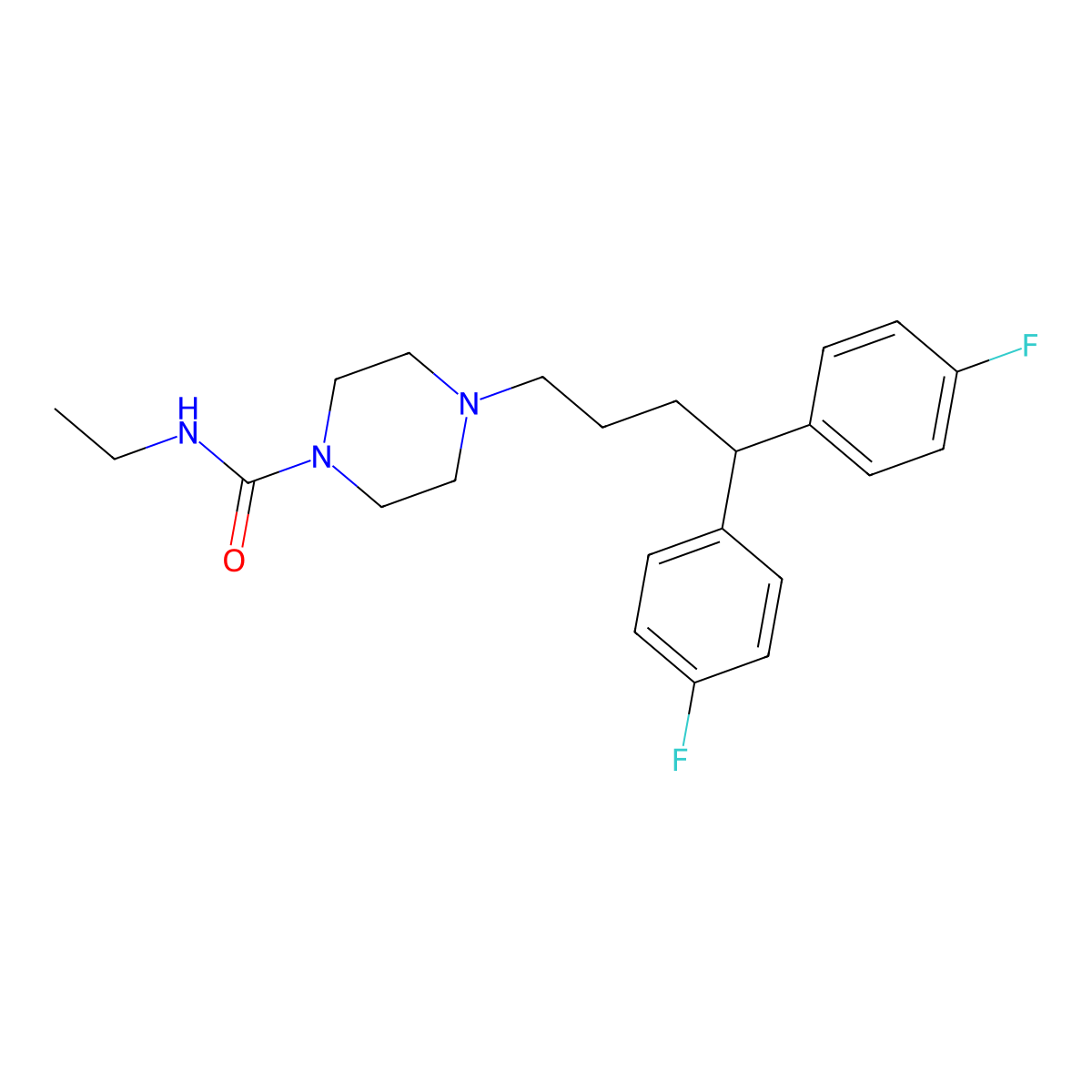 Amperozide molecular structure, CAS 75558-90-6
