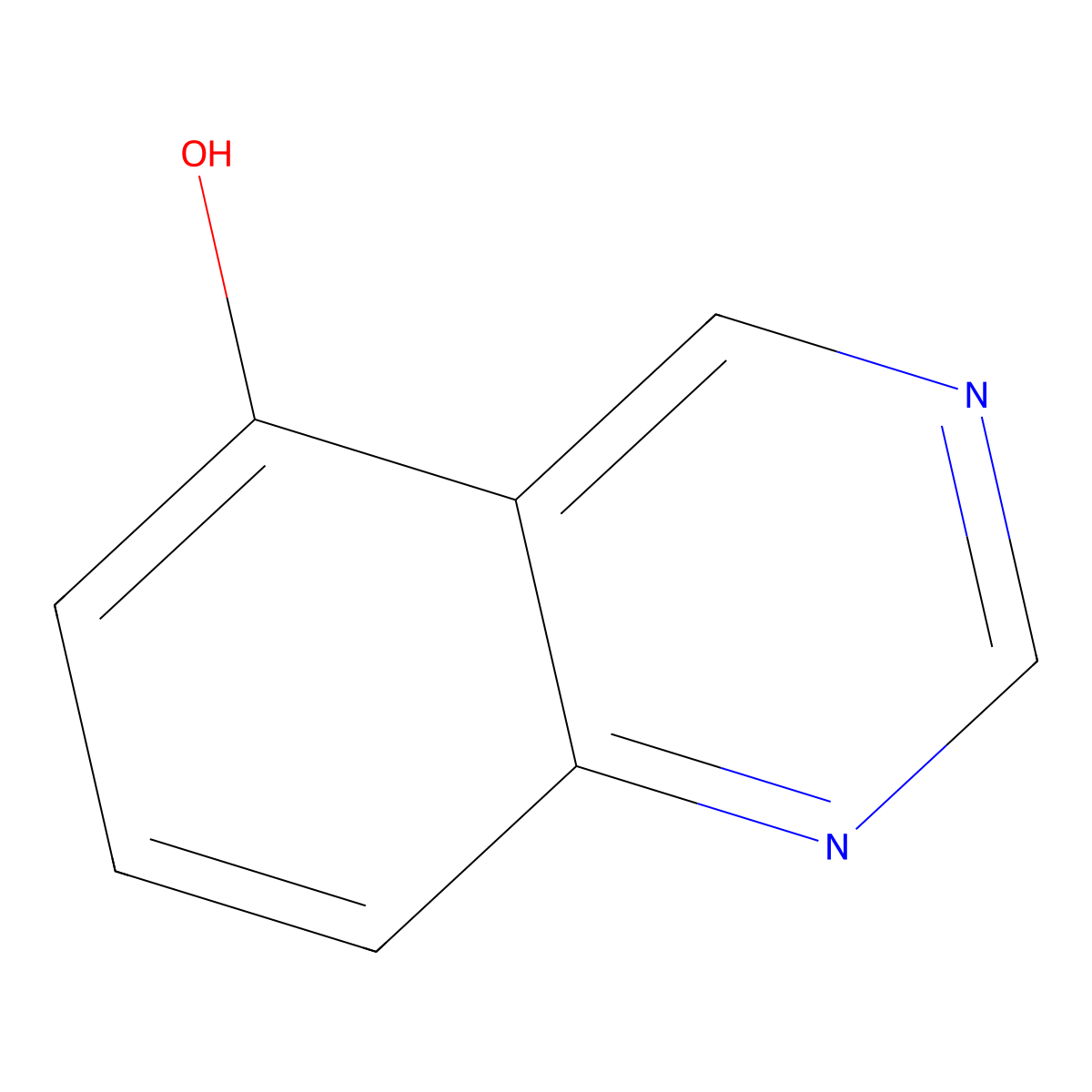 5-Quinazolinol molecular structure, CAS 7556-88-9