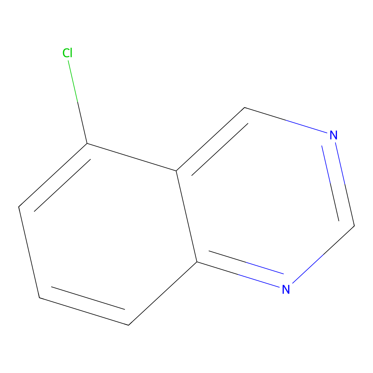 5-Chloroquinazoline molecular structure, CAS 7556-90-3