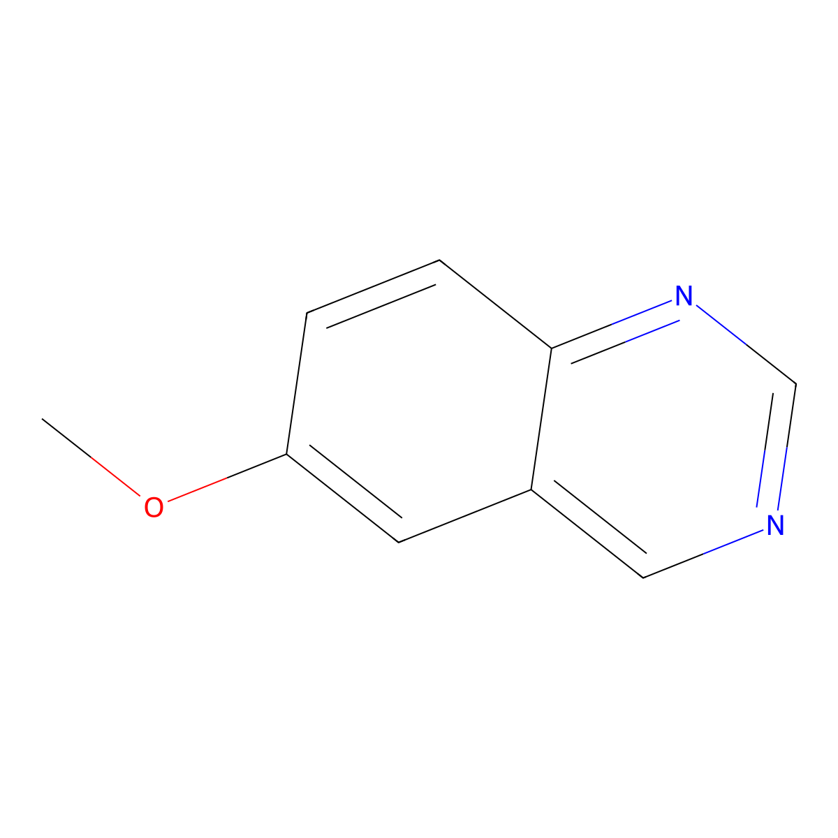 6-Methoxyquinazoline molecular structure, CAS 7556-92-5
