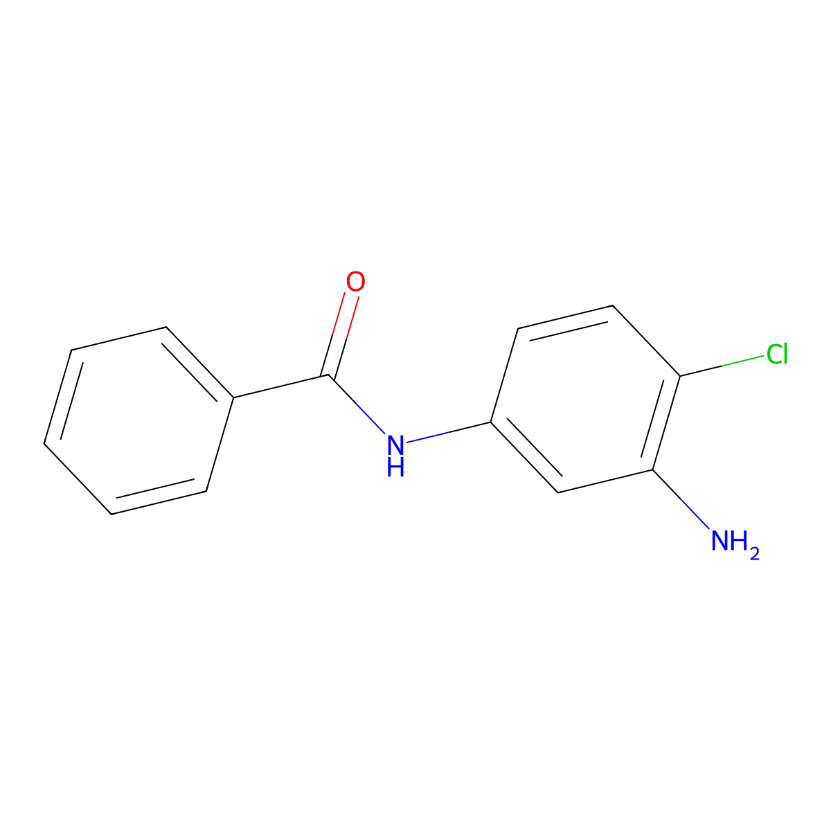 N-(3-Amino-4-chlorophenyl)benzamide molecular structure, CAS 75561-94-3