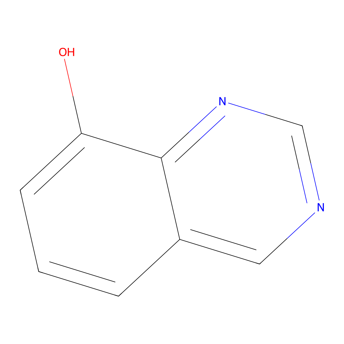 8-Quinazolinol molecular structure, CAS 7557-02-0