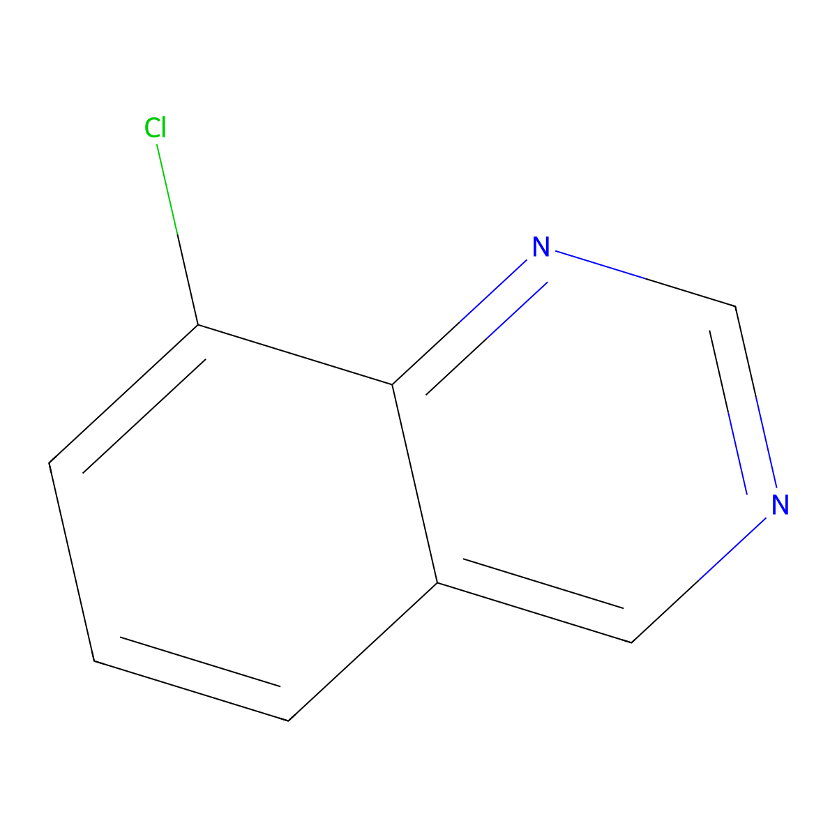 8-Chloroquinazoline molecular structure, CAS 7557-04-2