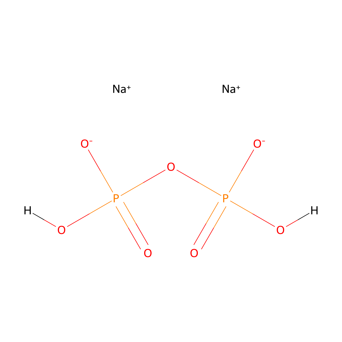 Disodium Pyrophosphate molecular structure, CAS 7558-16-9