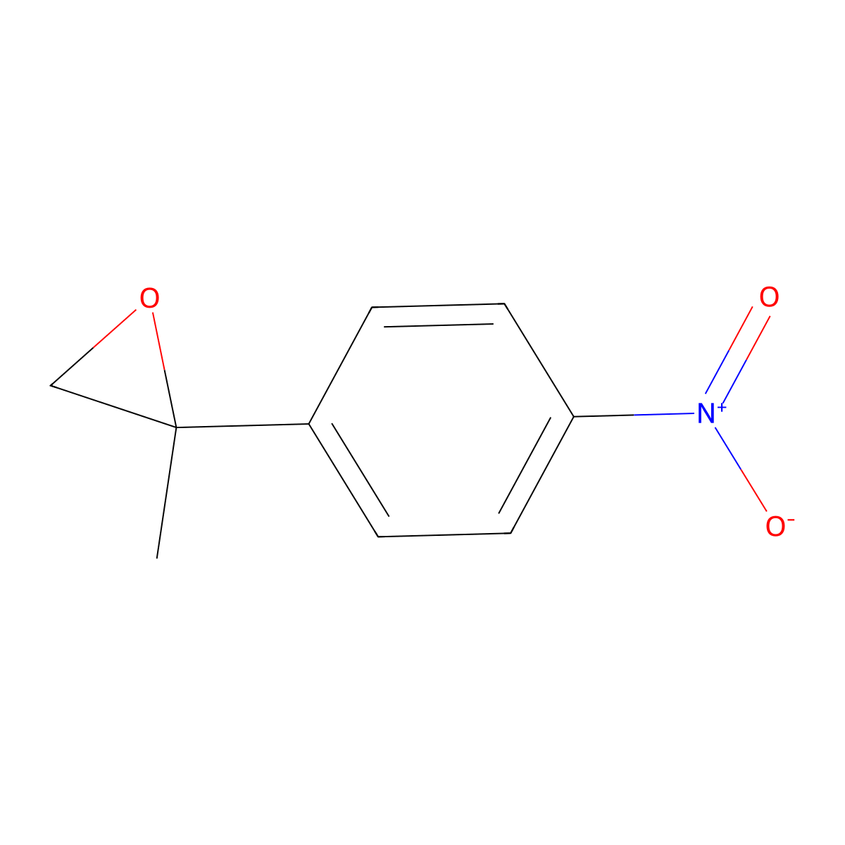 2-Methyl-2-(4-nitrophenyl)oxirane molecular structure, CAS 75590-19-1