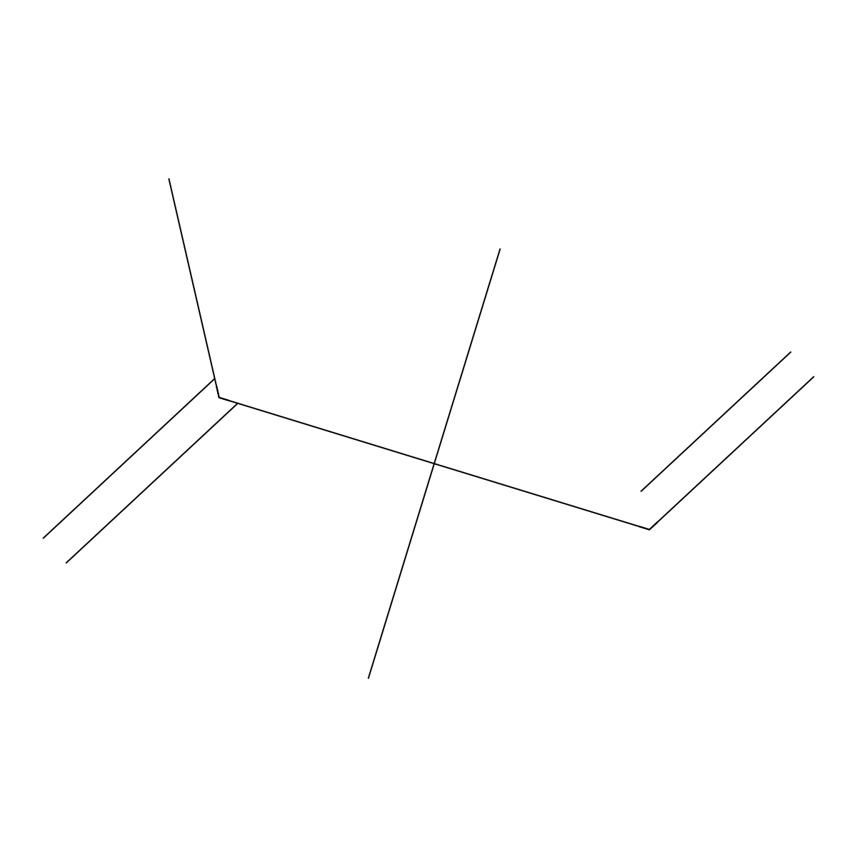 2,3,3-Trimethyl-1,4-pentadiene molecular structure, CAS 756-02-5