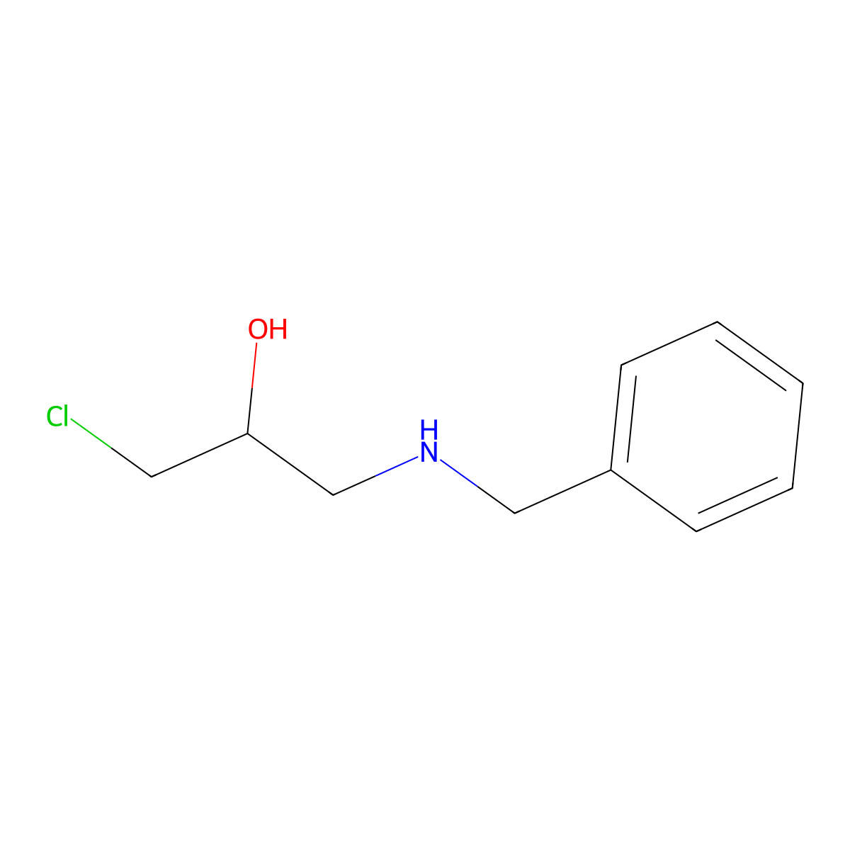 Benzyl-(1-amino-3-chloro-2-propanol) molecular structure, CAS 75605-52-6