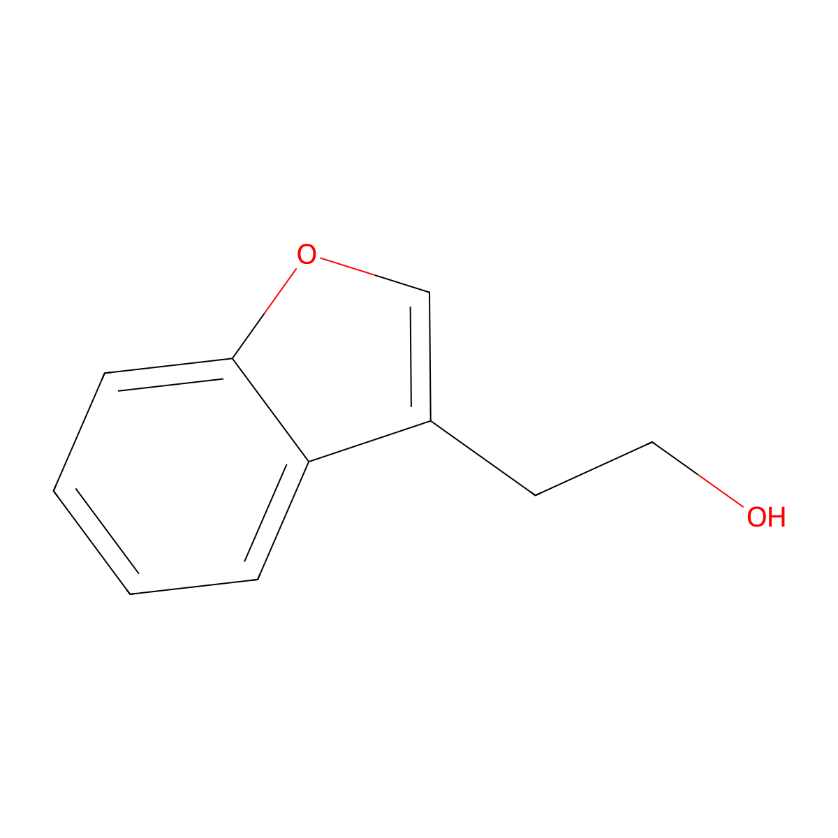 2-(Benzofuran-3-yl)ethanol molecular structure, CAS 75611-06-2