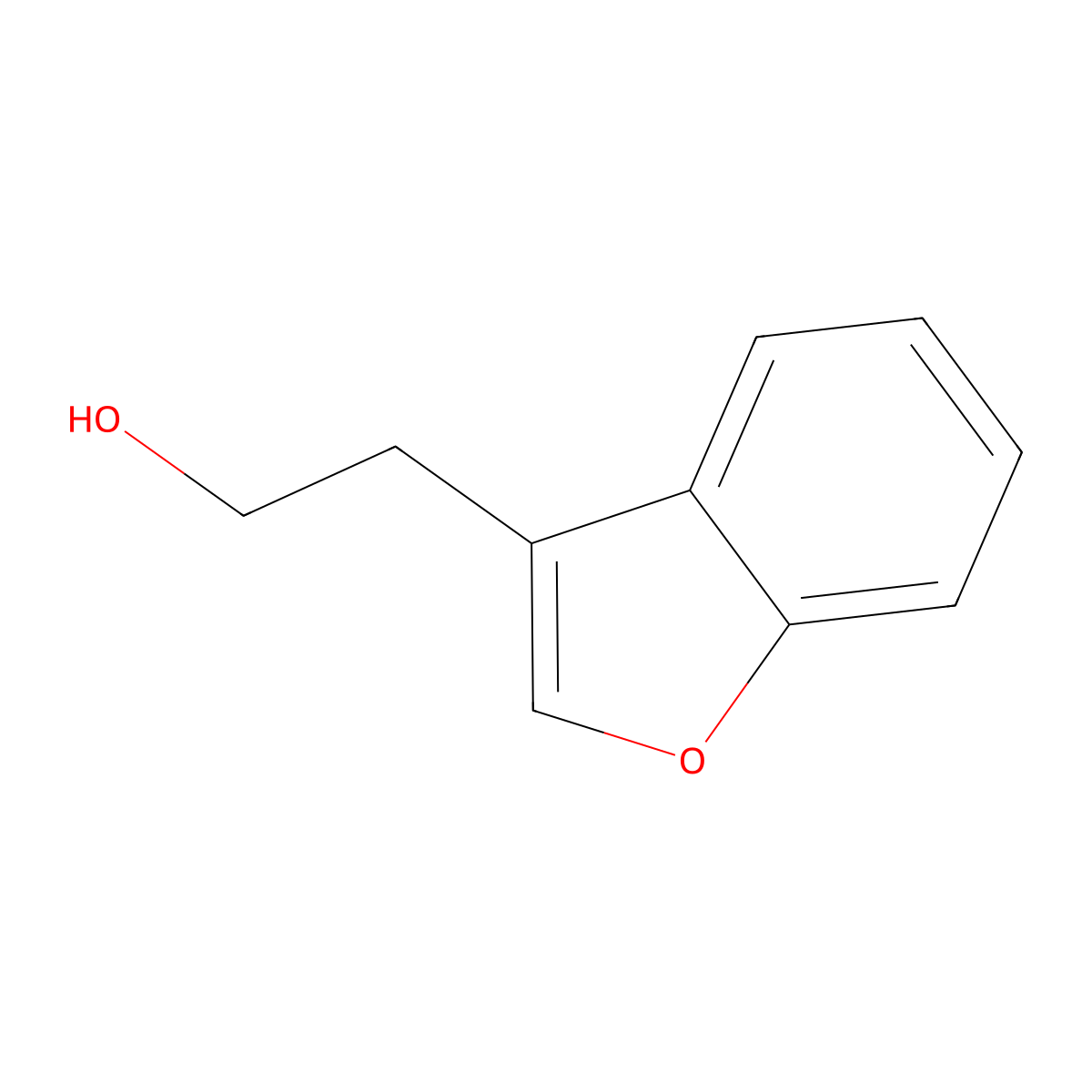 2-(Benzofuran-3-yl)ethanol molecular structure, CAS 75611-06-2