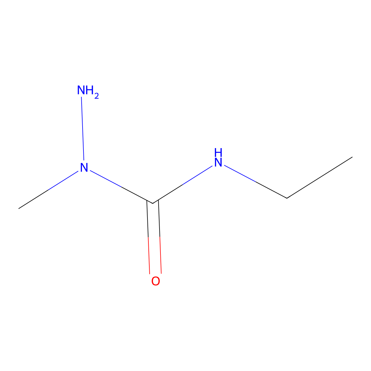 3-Amino-1-ethyl-3-methylurea molecular structure, CAS 75614-04-9