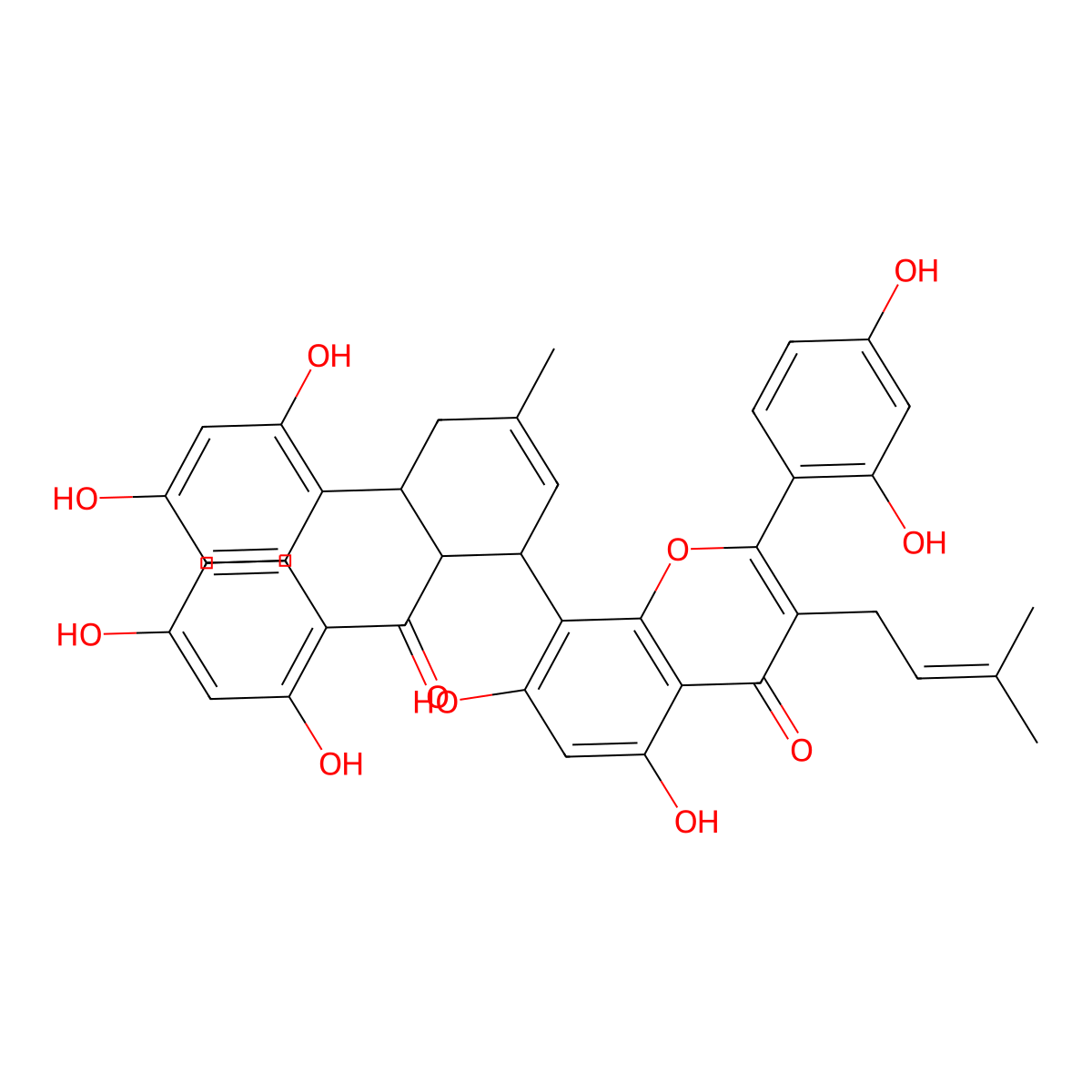 Kuwanon G molecular structure, CAS 75629-19-5