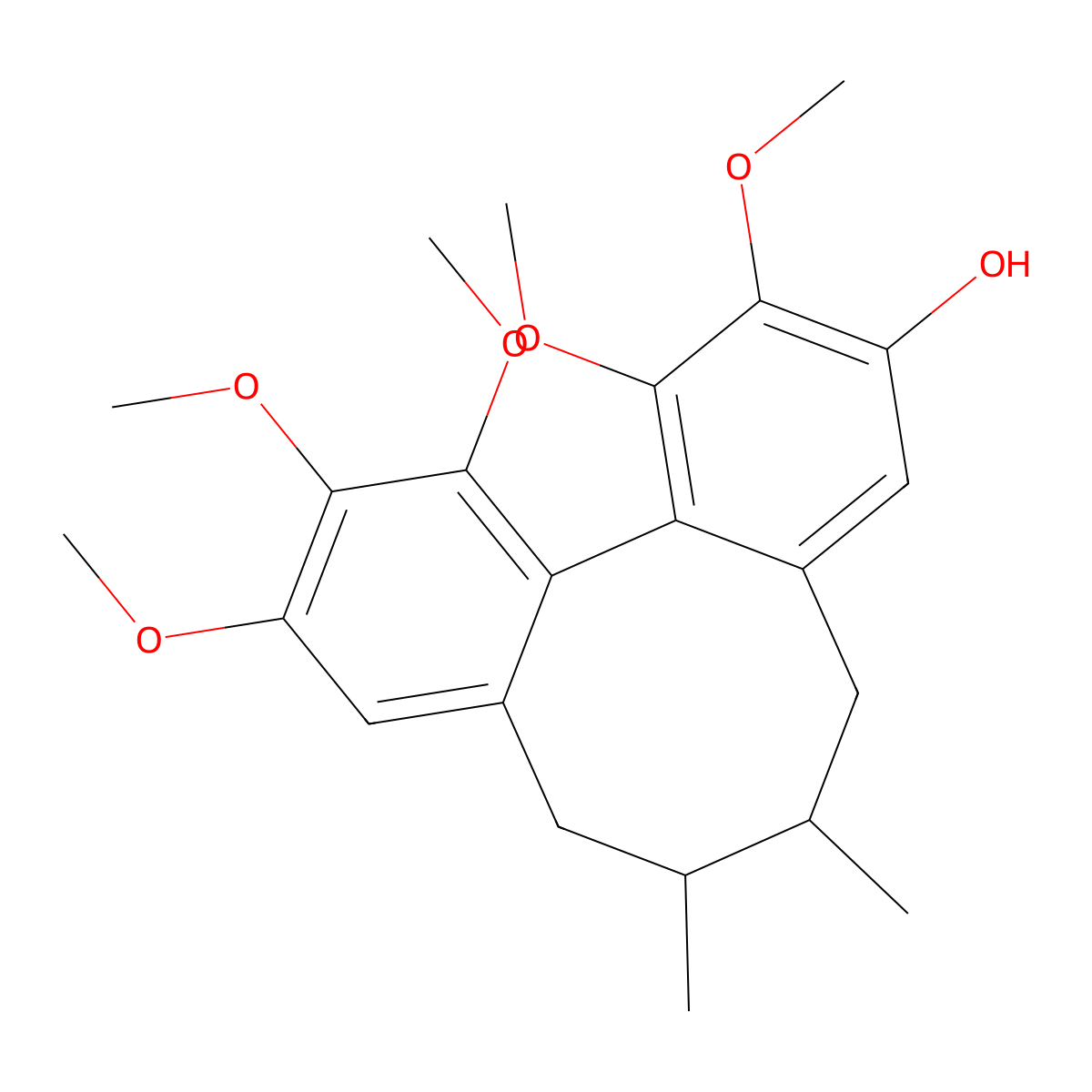 Gomisin K2, (+)- molecular structure, CAS 75629-20-8
