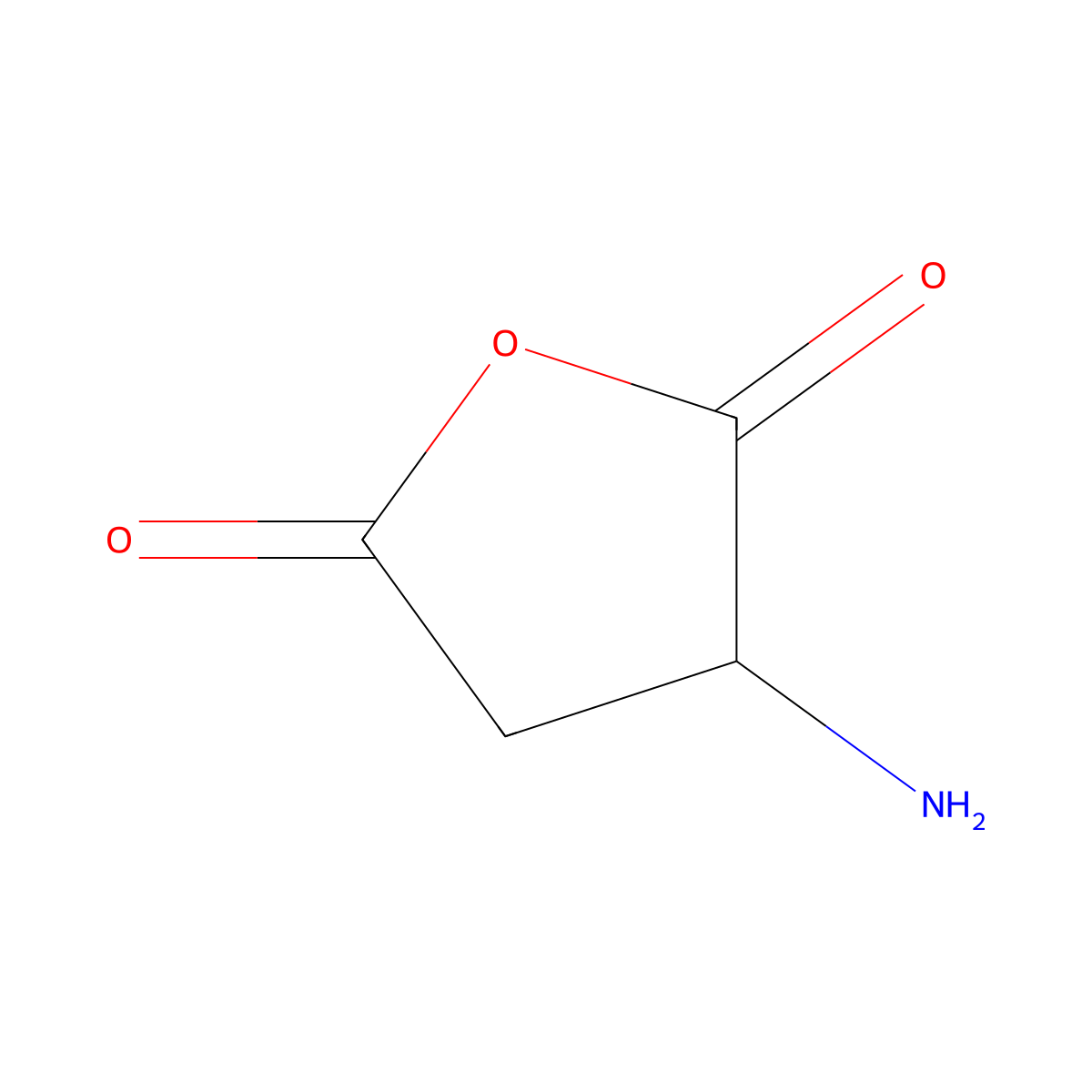 (R)-3-Aminodihydrofuran-2,5-dione molecular structure, CAS 756447-06-0