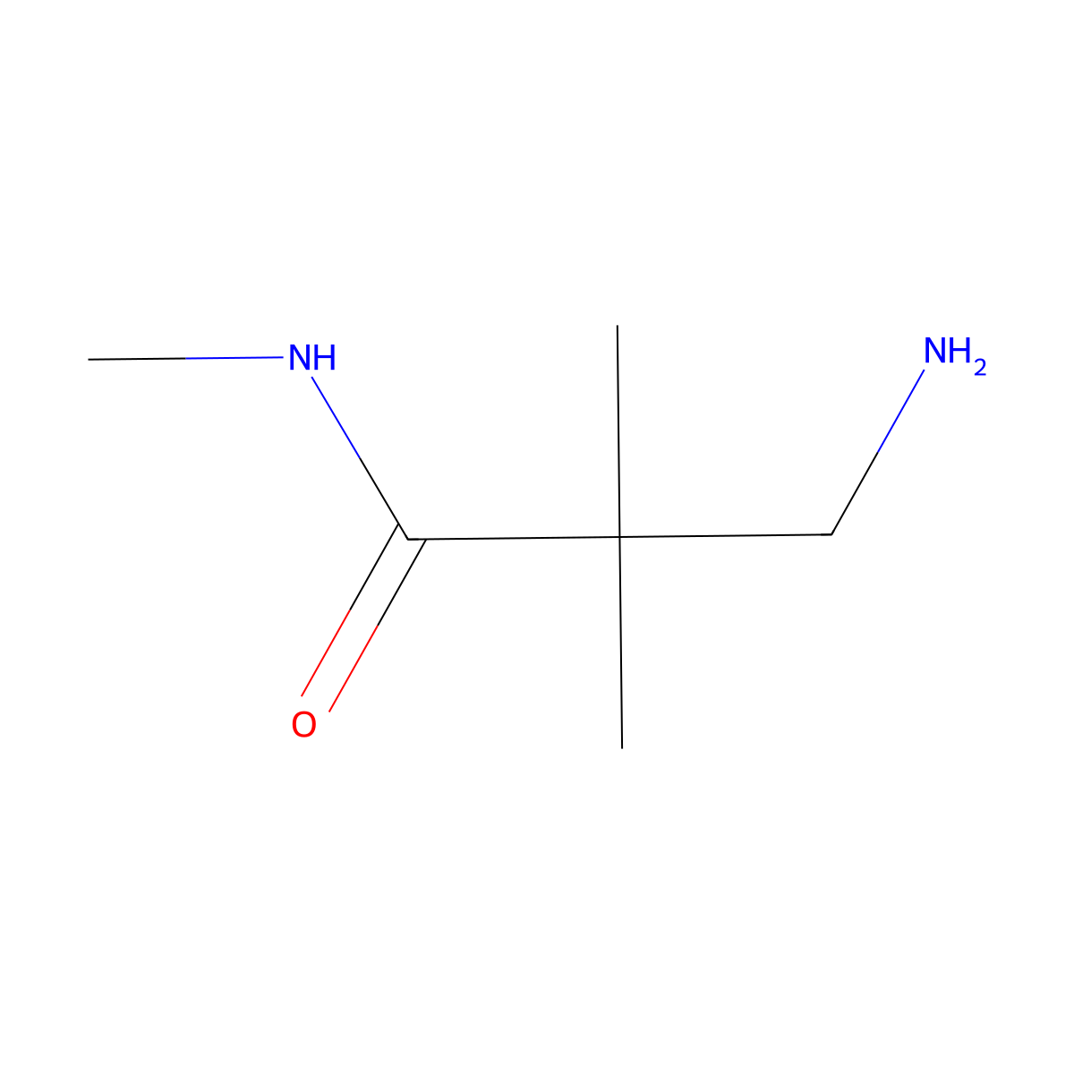 3-amino-N,2,2-trimethylpropanamide molecular structure, CAS 756454-05-4