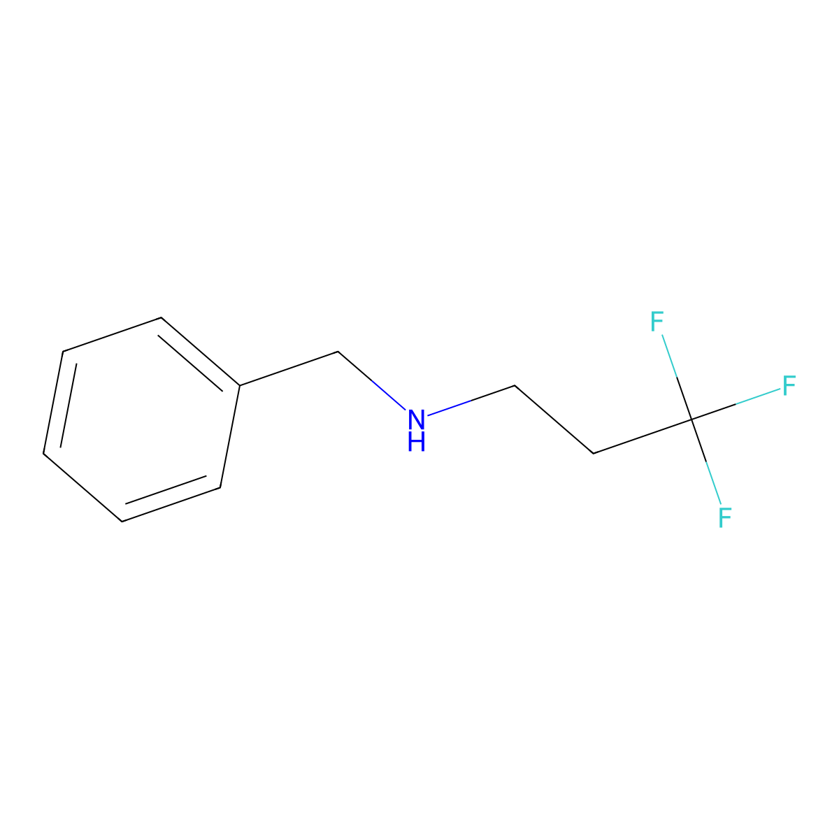 Benzyl(3,3,3-trifluoropropyl)amine molecular structure, CAS 756469-34-8