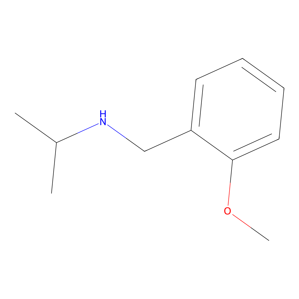 N-(2-Methoxybenzyl)propan-2-amine molecular structure, CAS 756474-36-9
