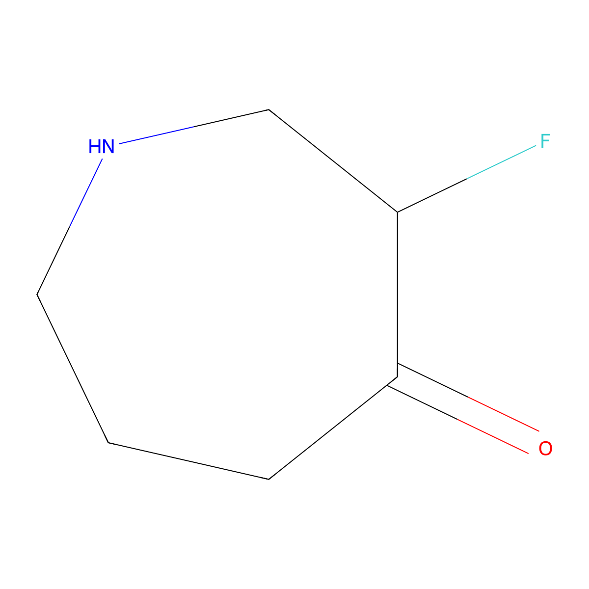 3-Fluoroazepan-4-one molecular structure, CAS 756475-16-8