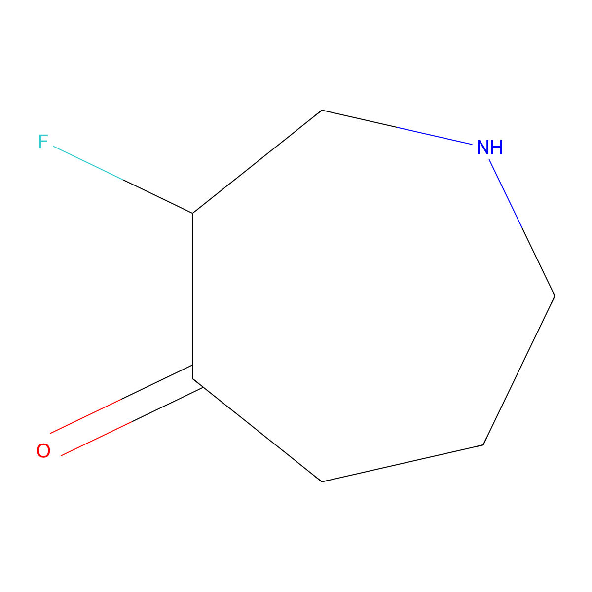 3-Fluoroazepan-4-one molecular structure, CAS 756475-16-8