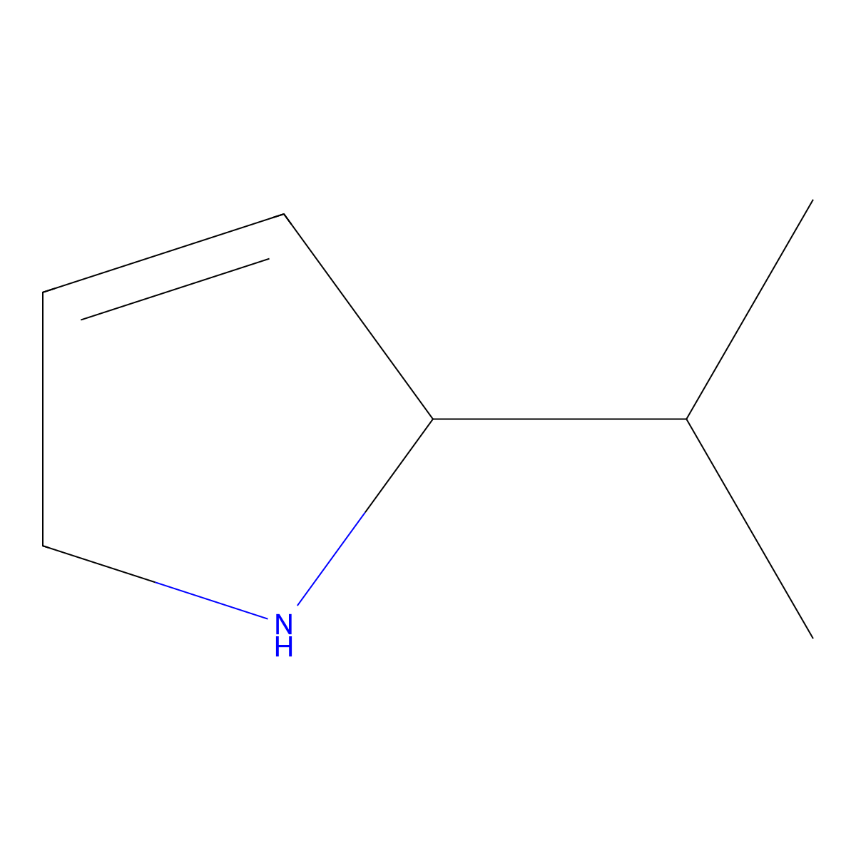 2-Isopropyl-2,5-dihydro-1H-pyrrole molecular structure, CAS 756476-29-6