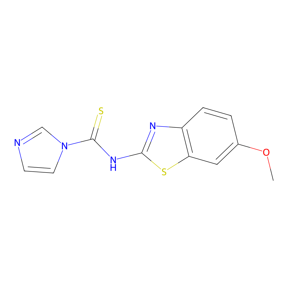 N-(6-Methoxybenzo[d]thiazol-2-yl)-1H-imidazole-1-carbothioamide molecular structure, CAS 756476-97-8